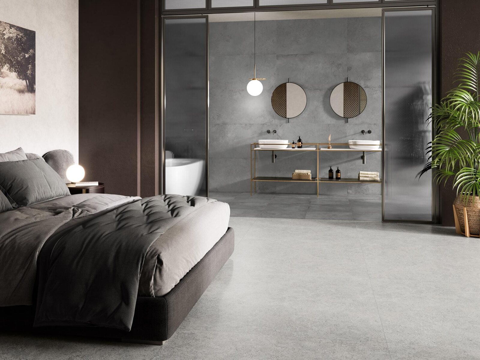 Hospitalityinterieur met keramische tegels