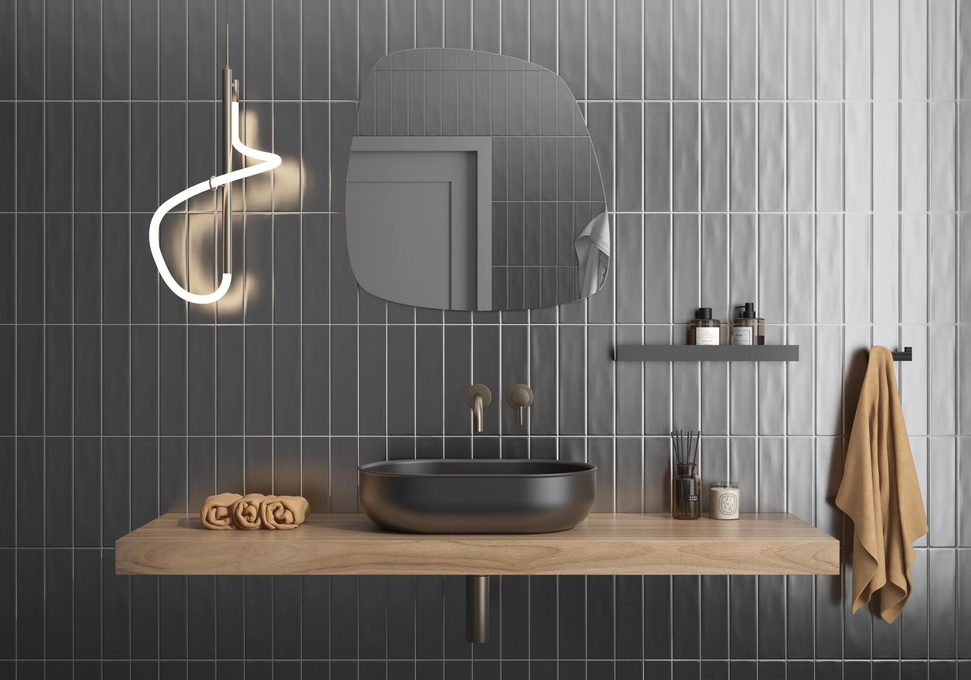 Pamesa Origin Aurea metallic zilveren wandtegels