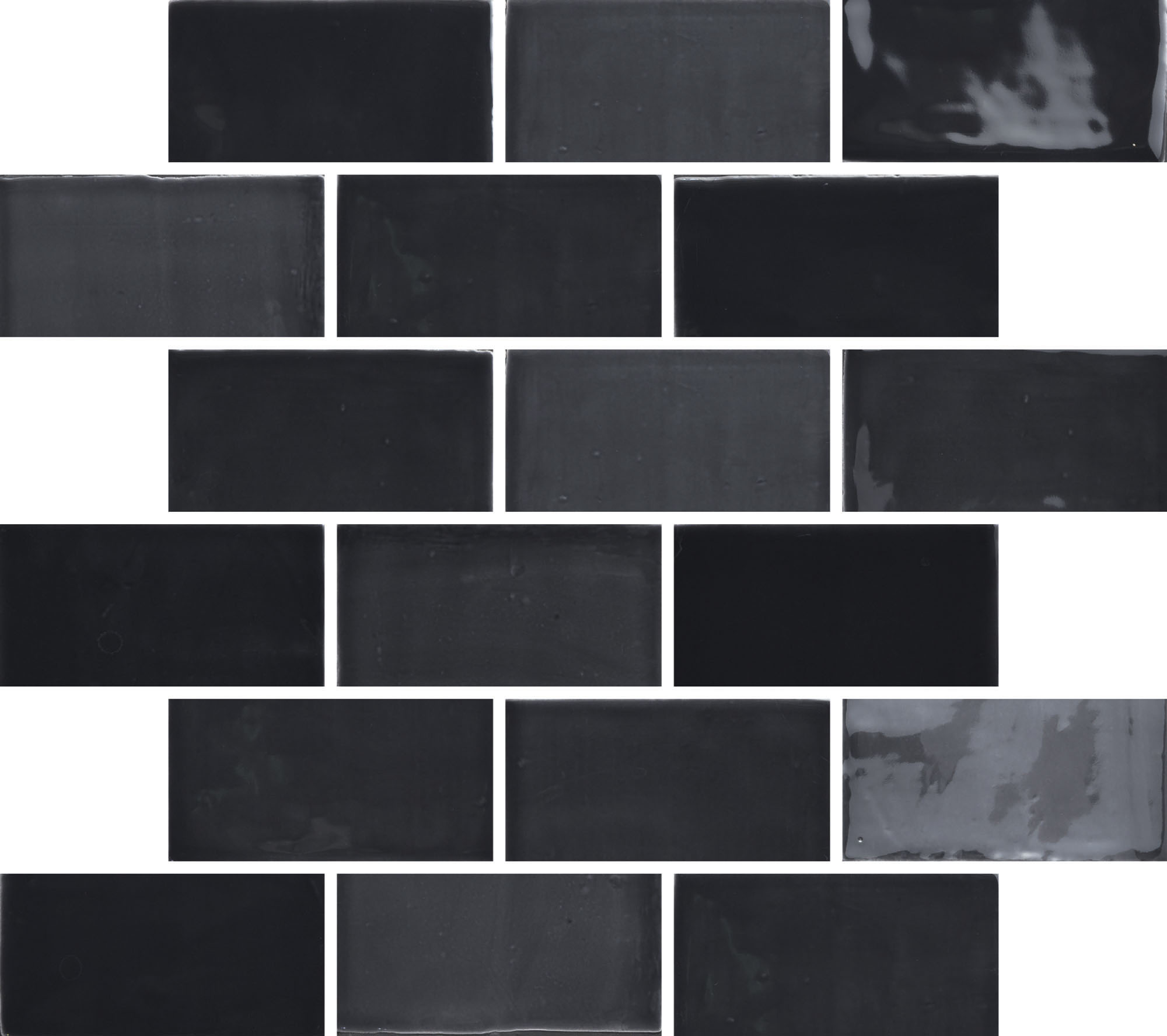 New Zellige Charcoal Glossy