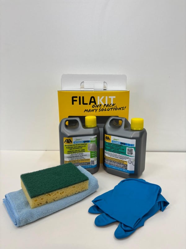 Fila Starterkit nieuwe vloer en badkamer Fila Starterkit nieuwe vloer en badkamer
